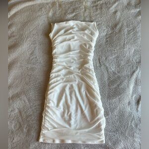 White mini dress Fashion Nova